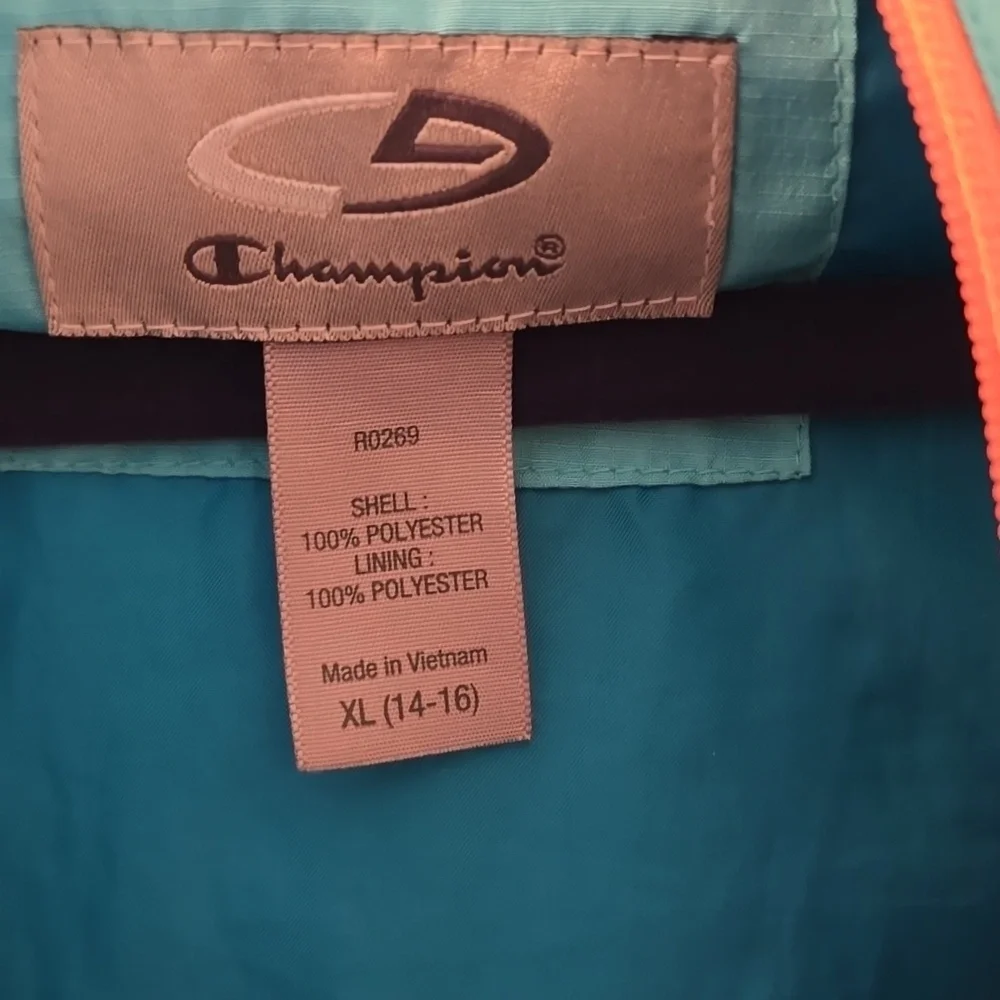 Girls Champion VentureDry Lined Hoode Jacket Size XL (14-16) (0718)